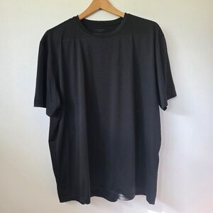 Olympia Sports Men's Black Performance Short Sleeve T Shirt - XL